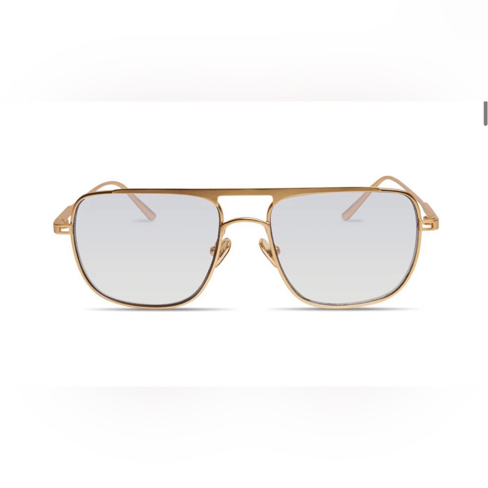 Gold Aviator Sunglasses